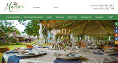 Desktop Screenshot of magnoliarental.com